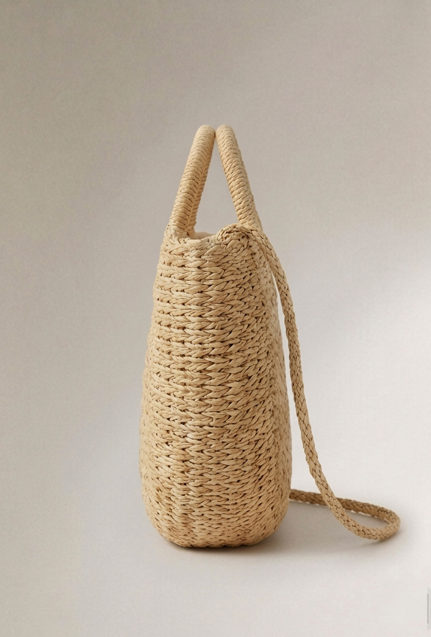Tote Raffia Ronde view 2