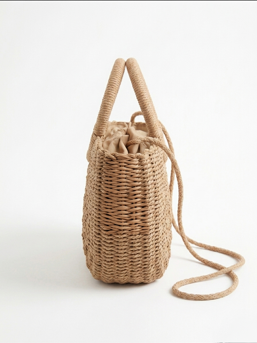 Aureya Chic sac intérieur — doublure satin beige